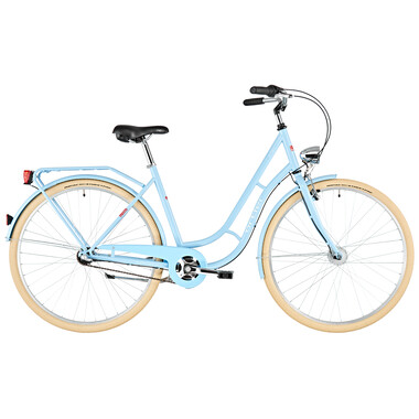 Bicicleta holandesa ORTLER DETROIT EQ 3V WAVE Acero Azul 2020 0